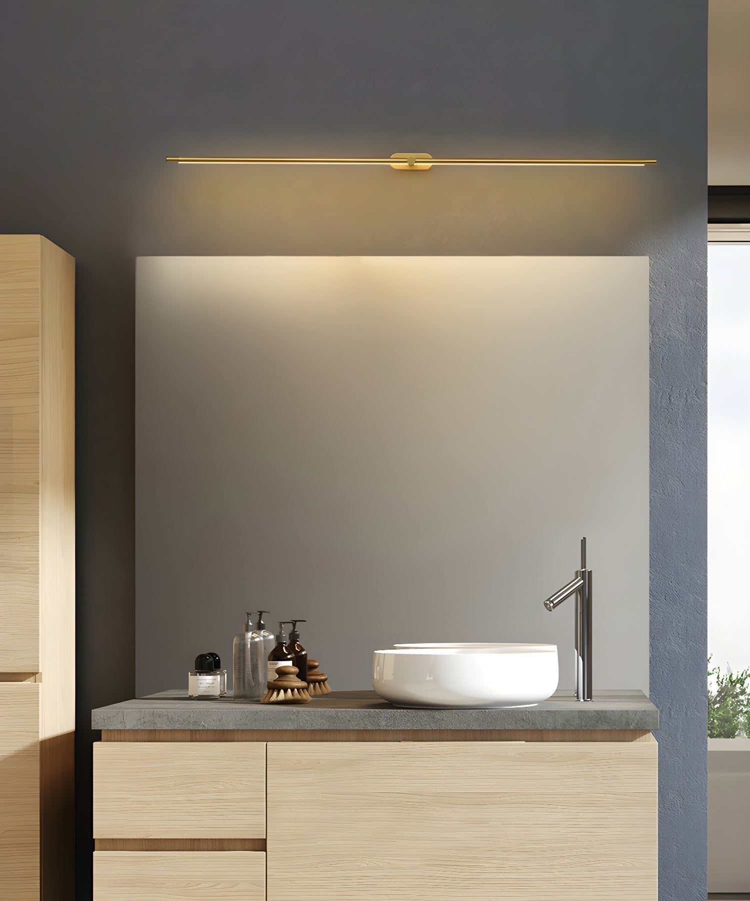 Minimalist Wireless LED Wall Light in a Transitional Style