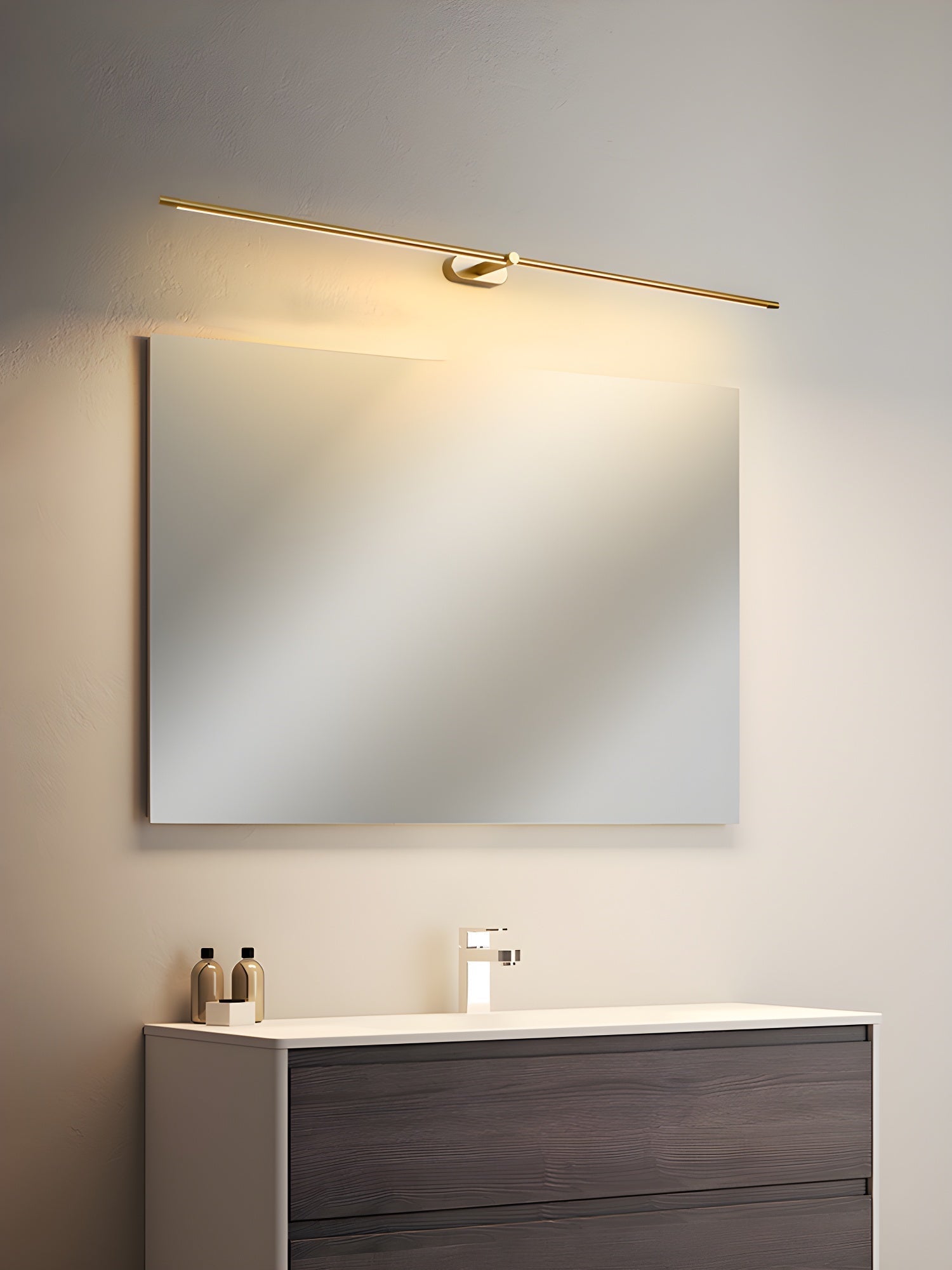 Minimalist Wireless LED Wall Light in a Transitional Style