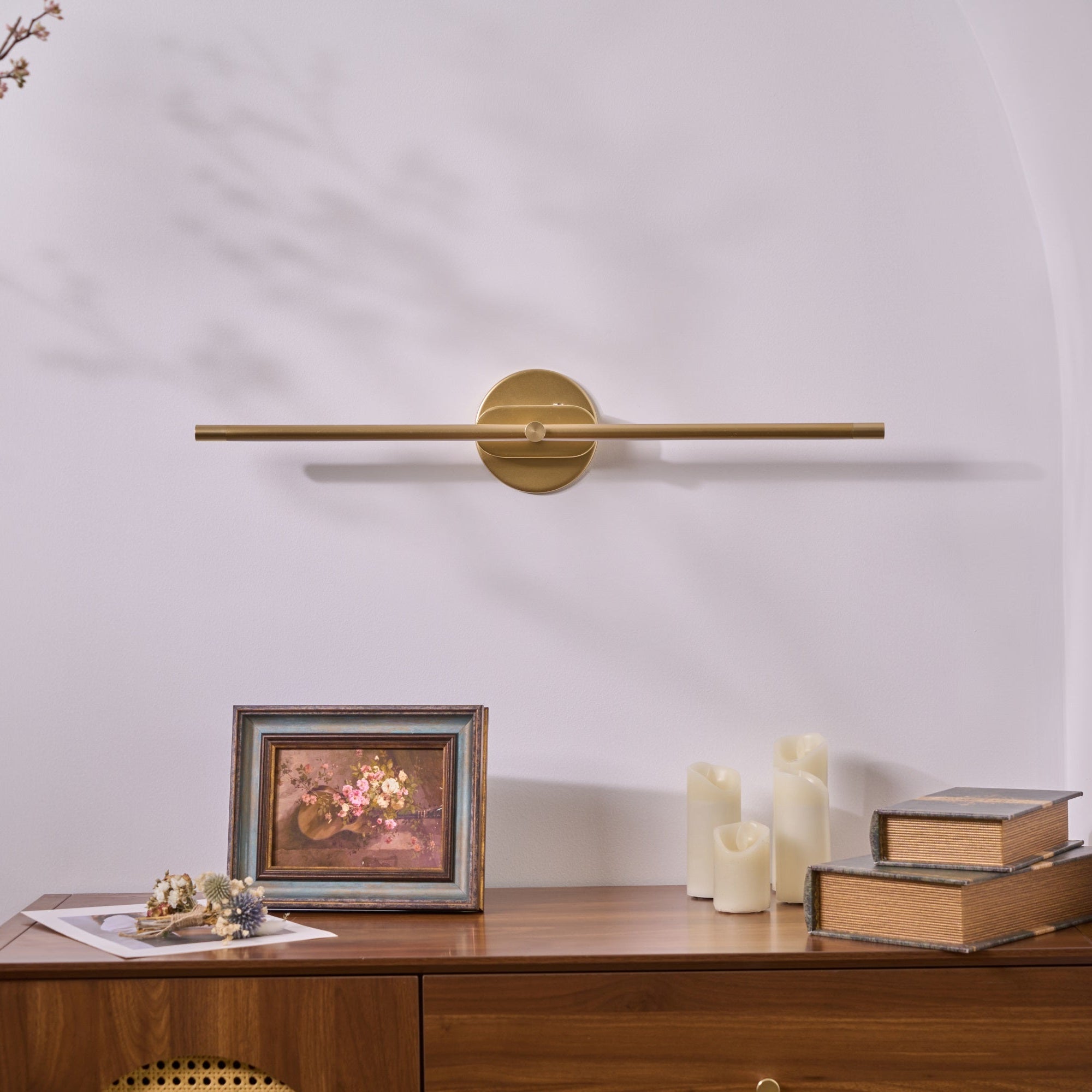 Minimalist Wireless LED Wall Light in a Transitional Style