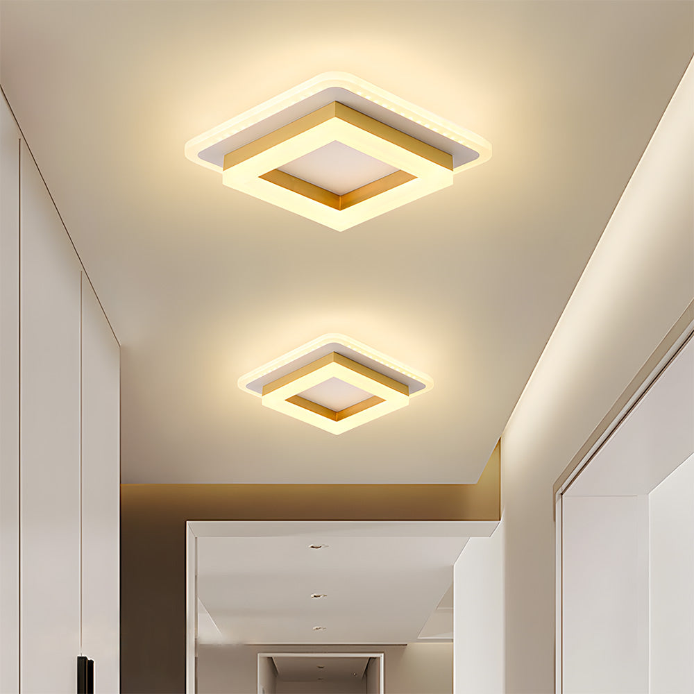 Contemporary Square LED Ceiling Light