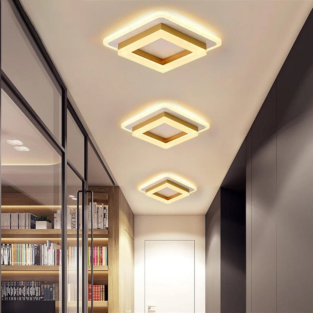Contemporary Square LED Ceiling Light