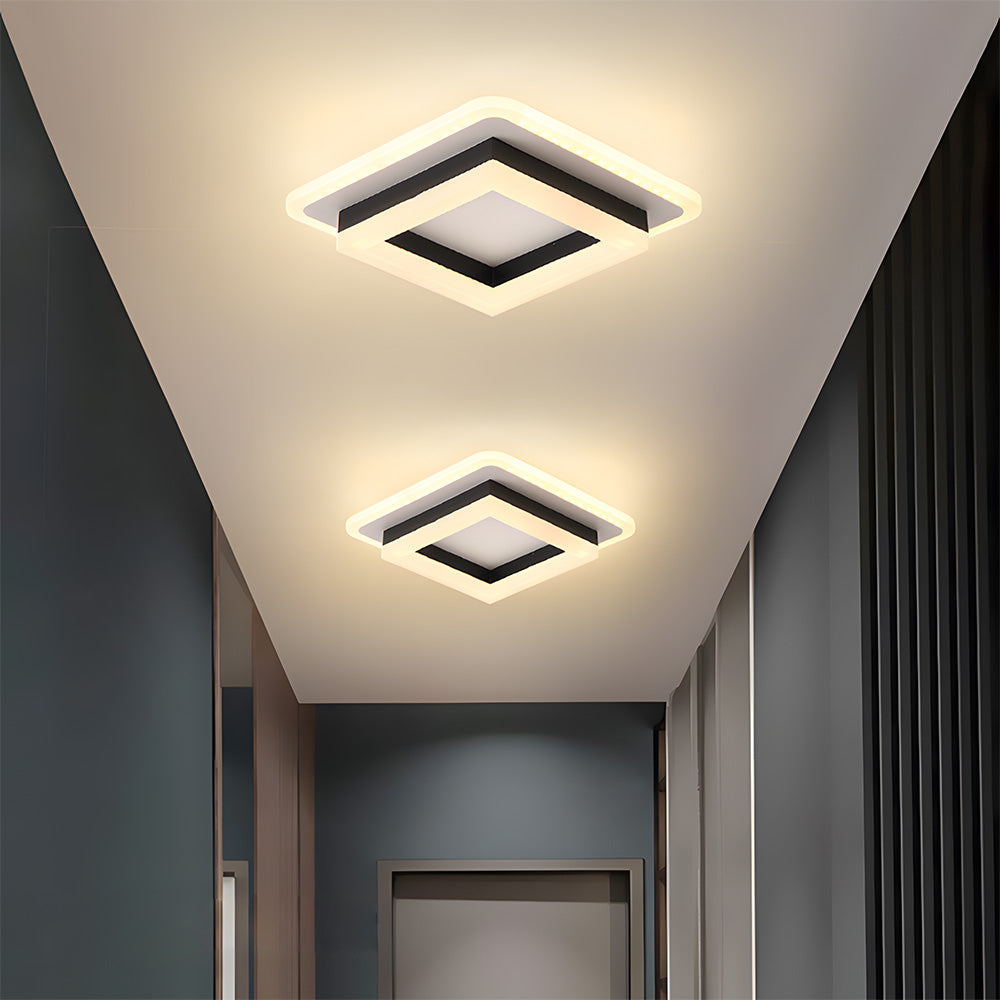 Contemporary Square LED Ceiling Light