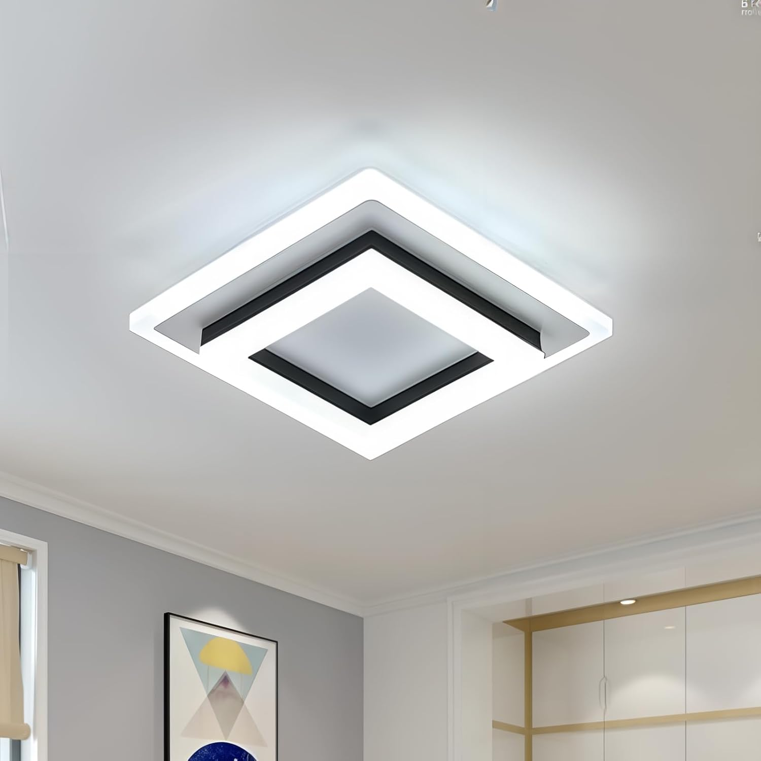 Contemporary Square LED Ceiling Light