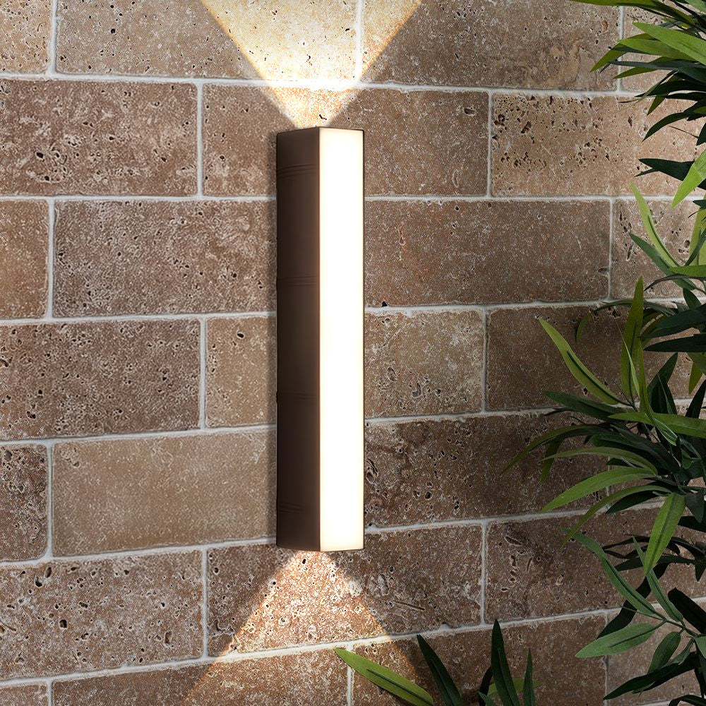 Minimalist LED Up Down Outdoor Wall Light