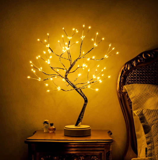 Contemporary LED Tree Table Lamp