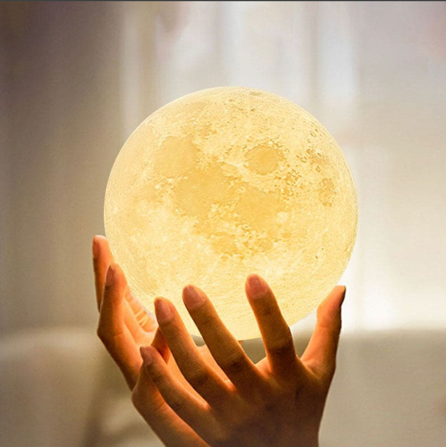 Japandi Moon Table Lamp