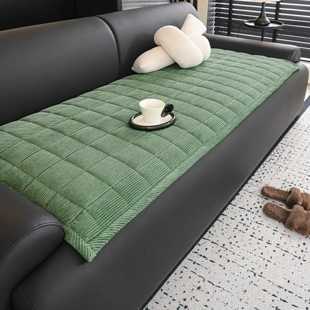 Modern Quilted Sofa Cover