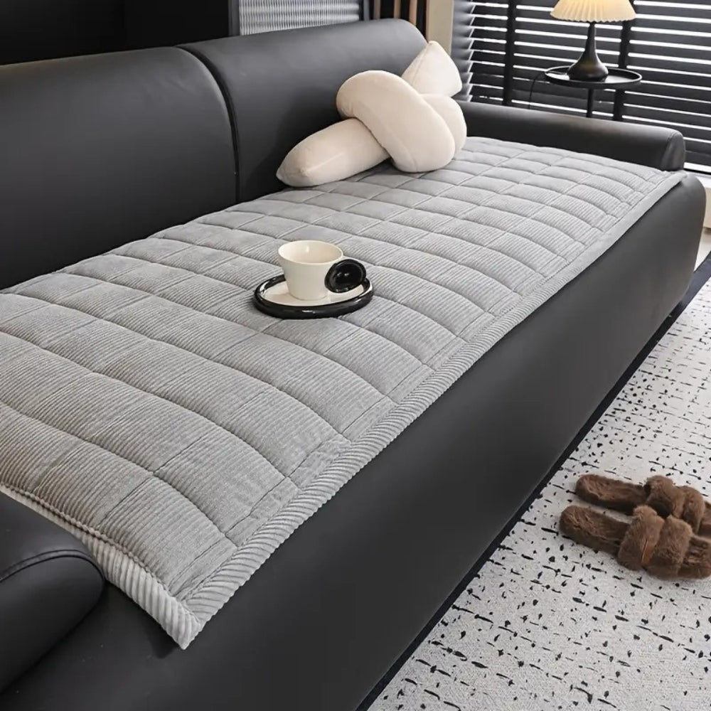 Modern Quilted Sofa Cover