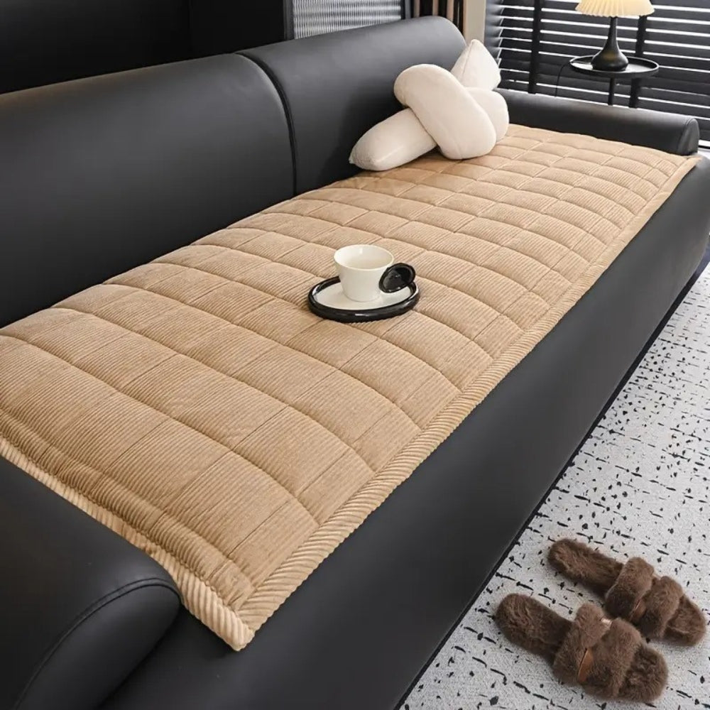 Modern Quilted Sofa Cover