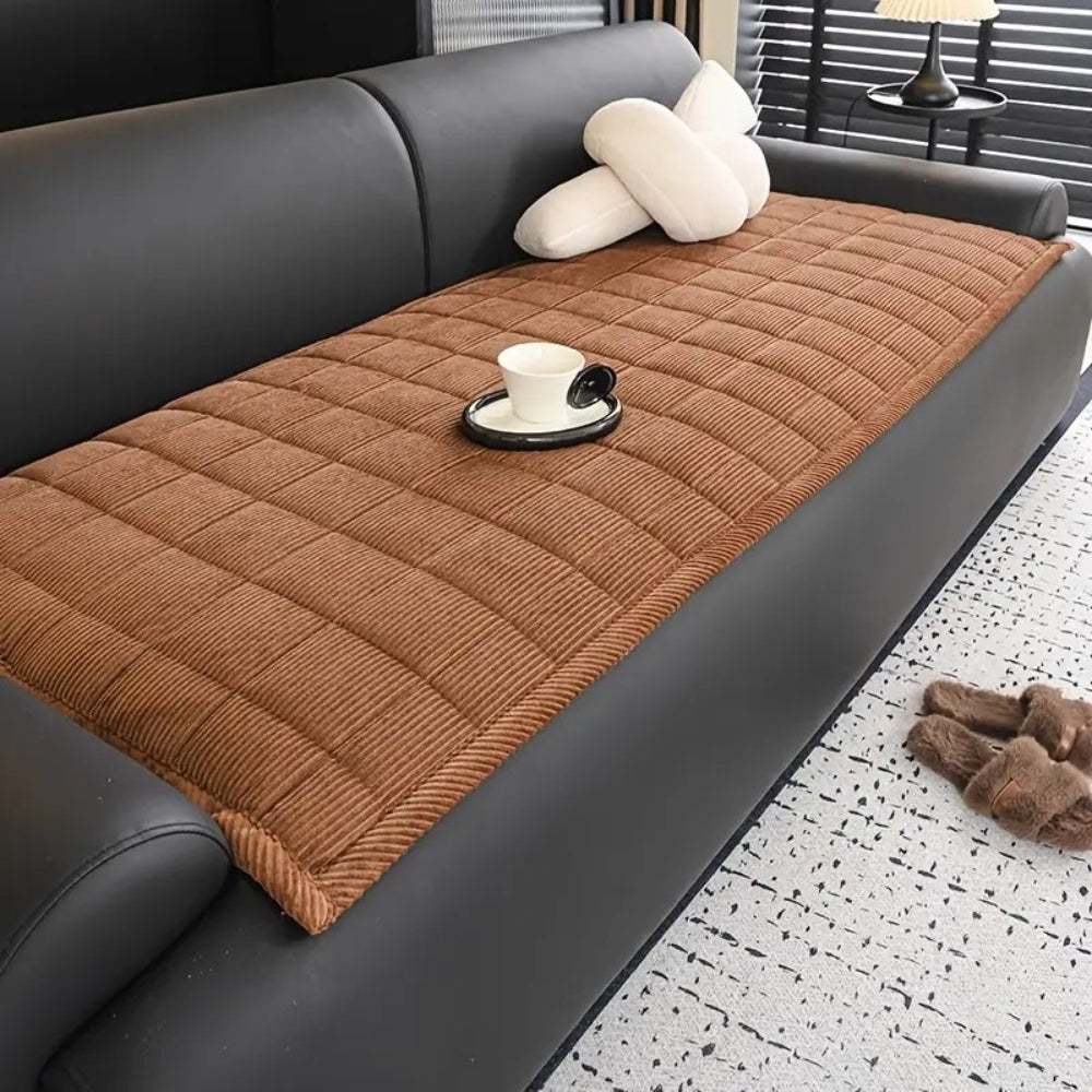 Modern Quilted Sofa Cover
