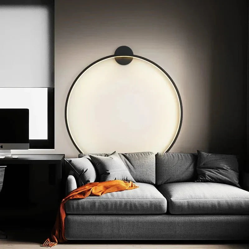 Minimalist Style LED Ring Wall Light