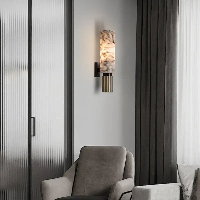Modern Cylindrical Wall Light for Living Room and Hallway