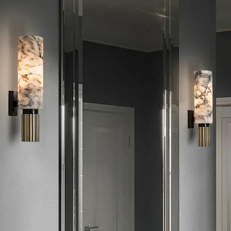 Modern Cylindrical Wall Light for Living Room and Hallway