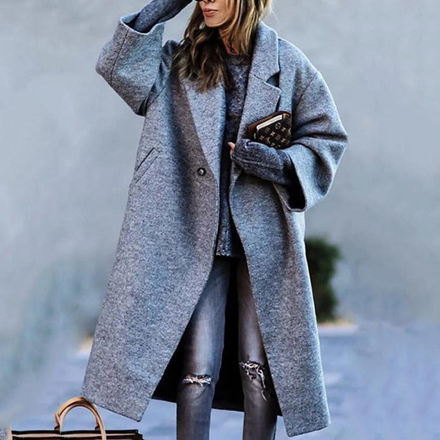 Women's Long Trench Coat | Winter