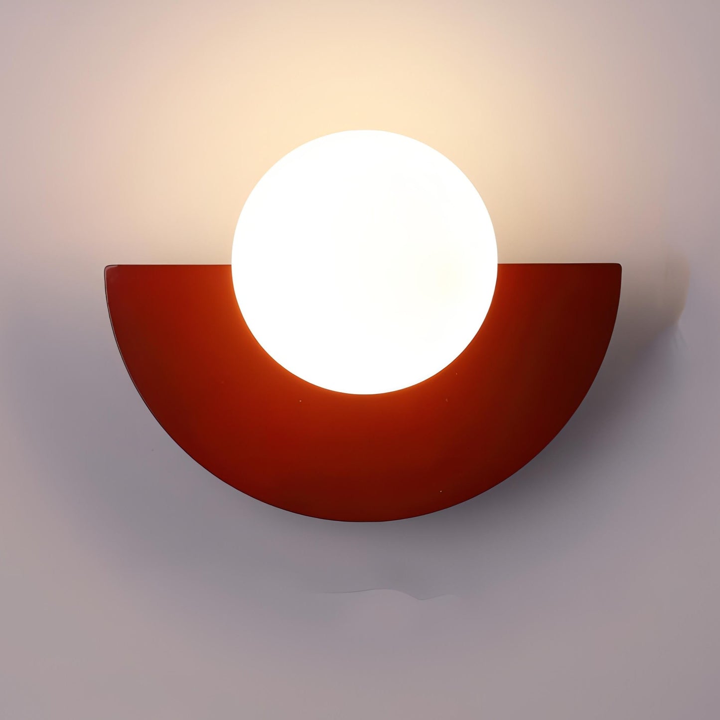 Mid-Century Semi Circle LED Wall Light
