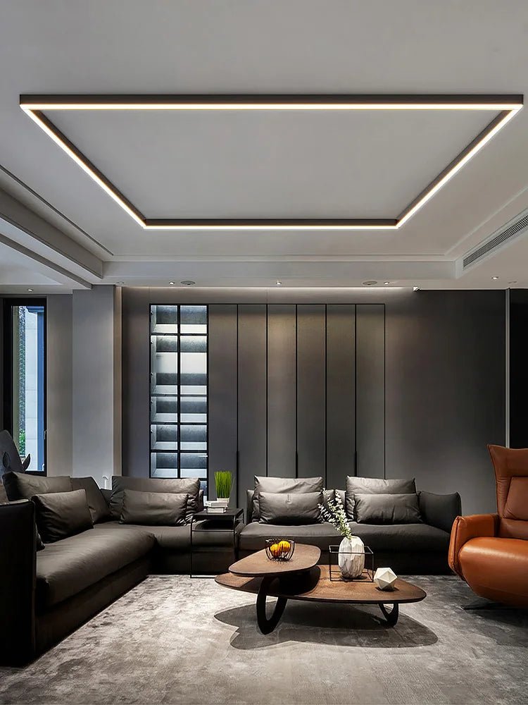 Minimalist Contemporary Linear LED Ceiling Light