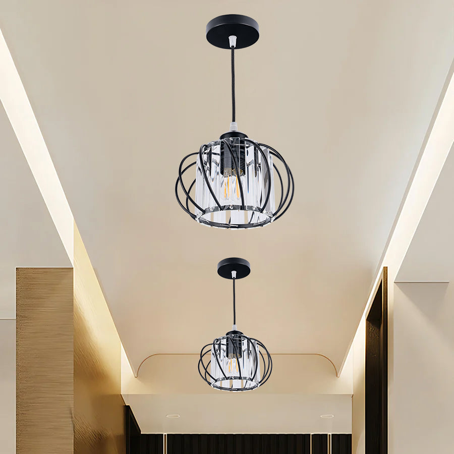 Modern Semi-Flush Mount Ceiling Light for Hallway, Bedroom, and Kitchen