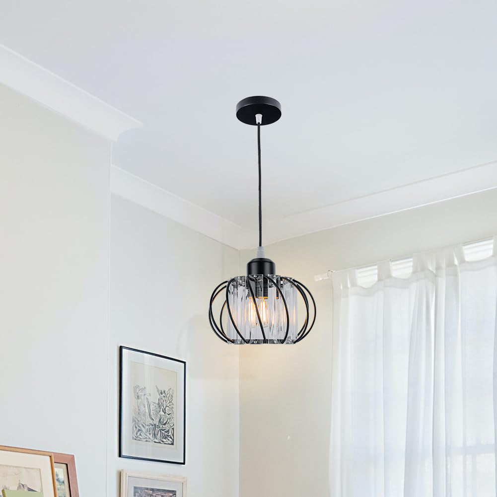 Modern Semi-Flush Mount Ceiling Light for Hallway, Bedroom, and Kitchen