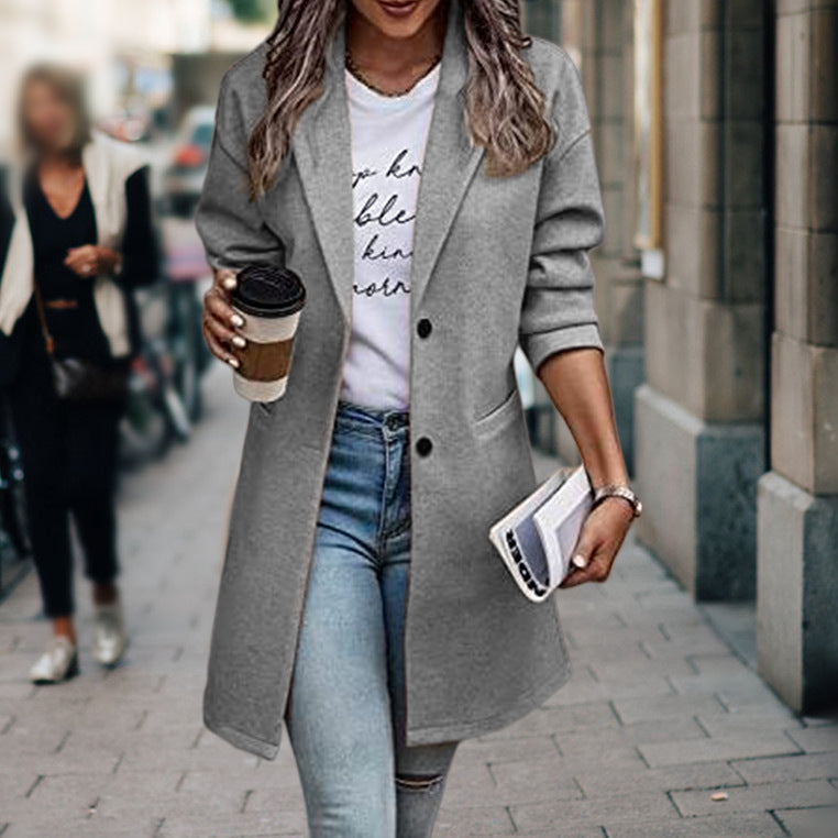 Women's Business Casual Coat | Long Sleeve