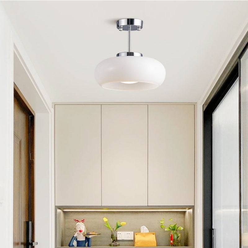 Mid-Century Round Ceiling Light Fixture