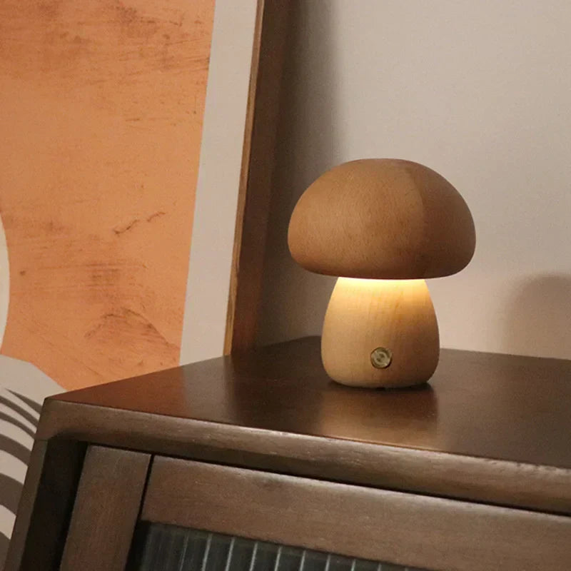 Minimalist Mushroom Touch Table Lamp