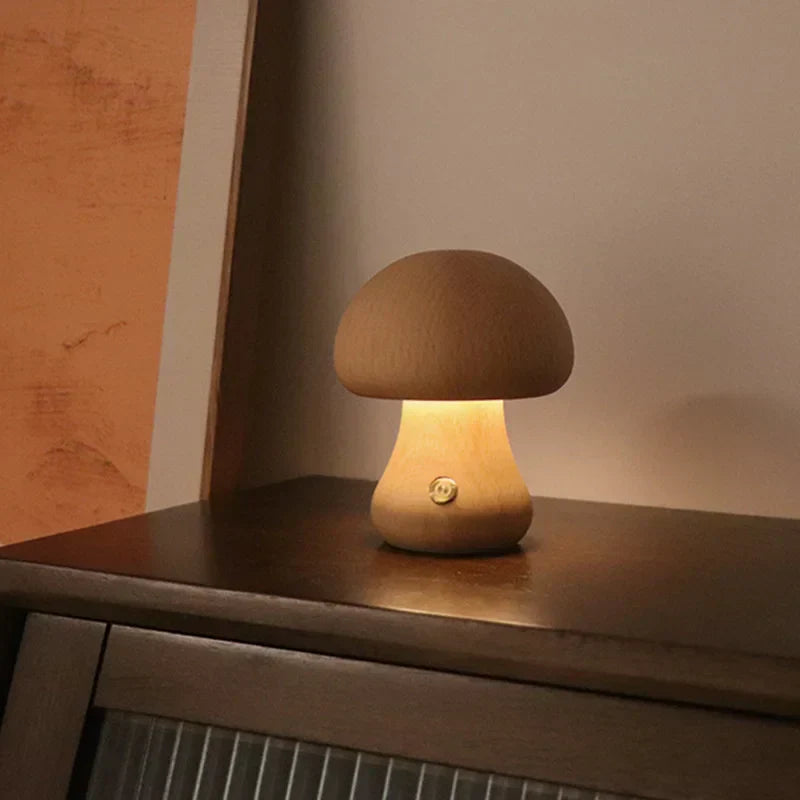 Minimalist Mushroom Touch Table Lamp