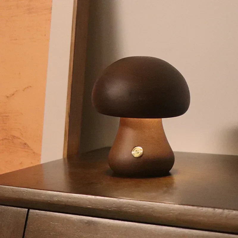 Minimalist Mushroom Touch Table Lamp
