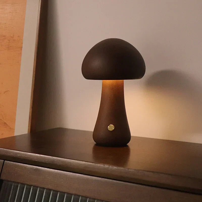 Minimalist Mushroom Touch Table Lamp