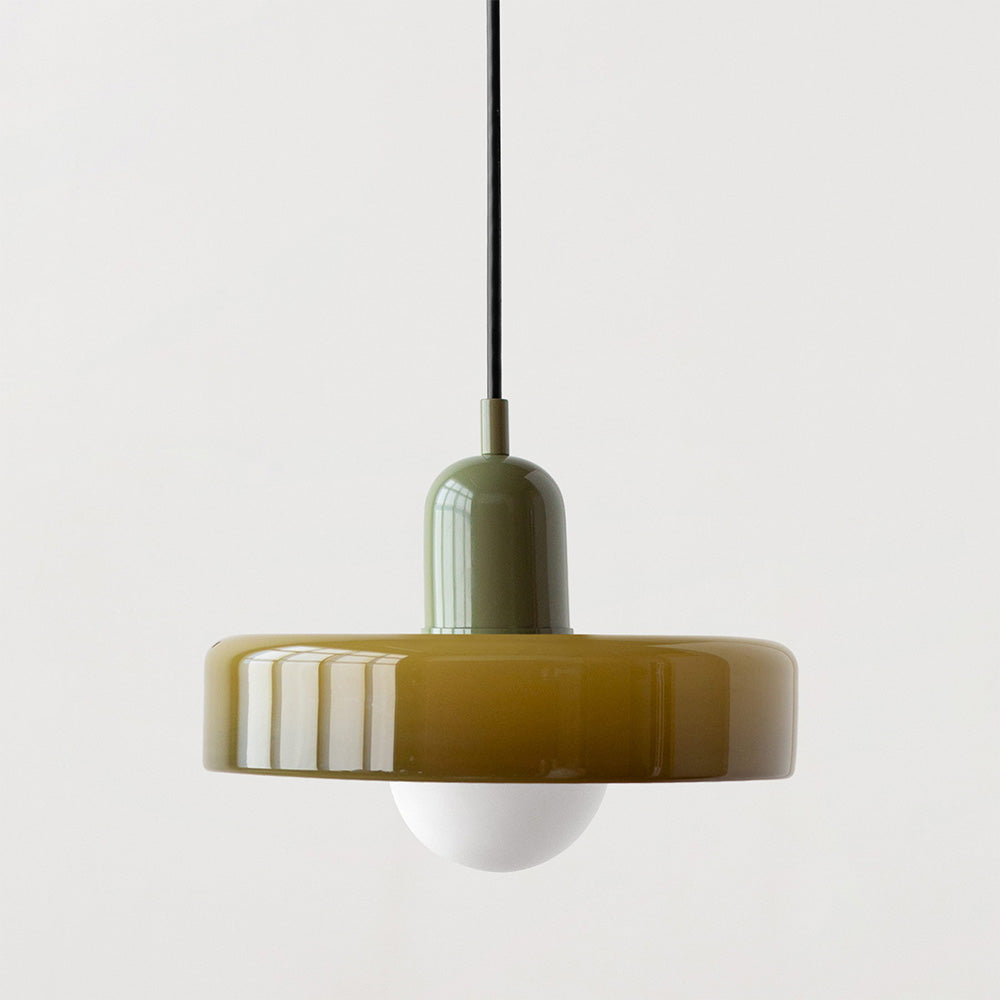 Coastal Transitional Style Two-Tone Pendant Light