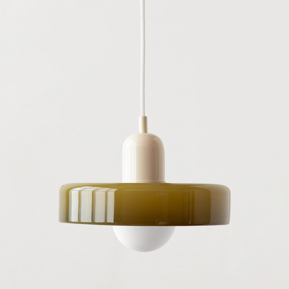 Coastal Transitional Style Two-Tone Pendant Light