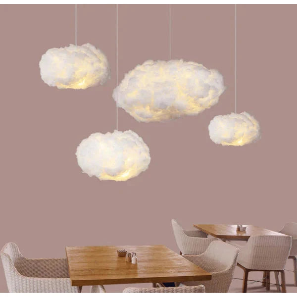 Minimalist Cloud Shape LED Pendant Light