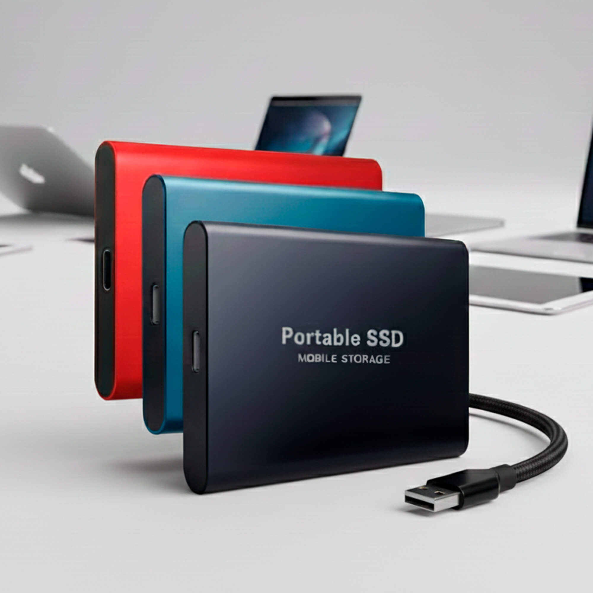 Portable SSD External Hard Storage Drive