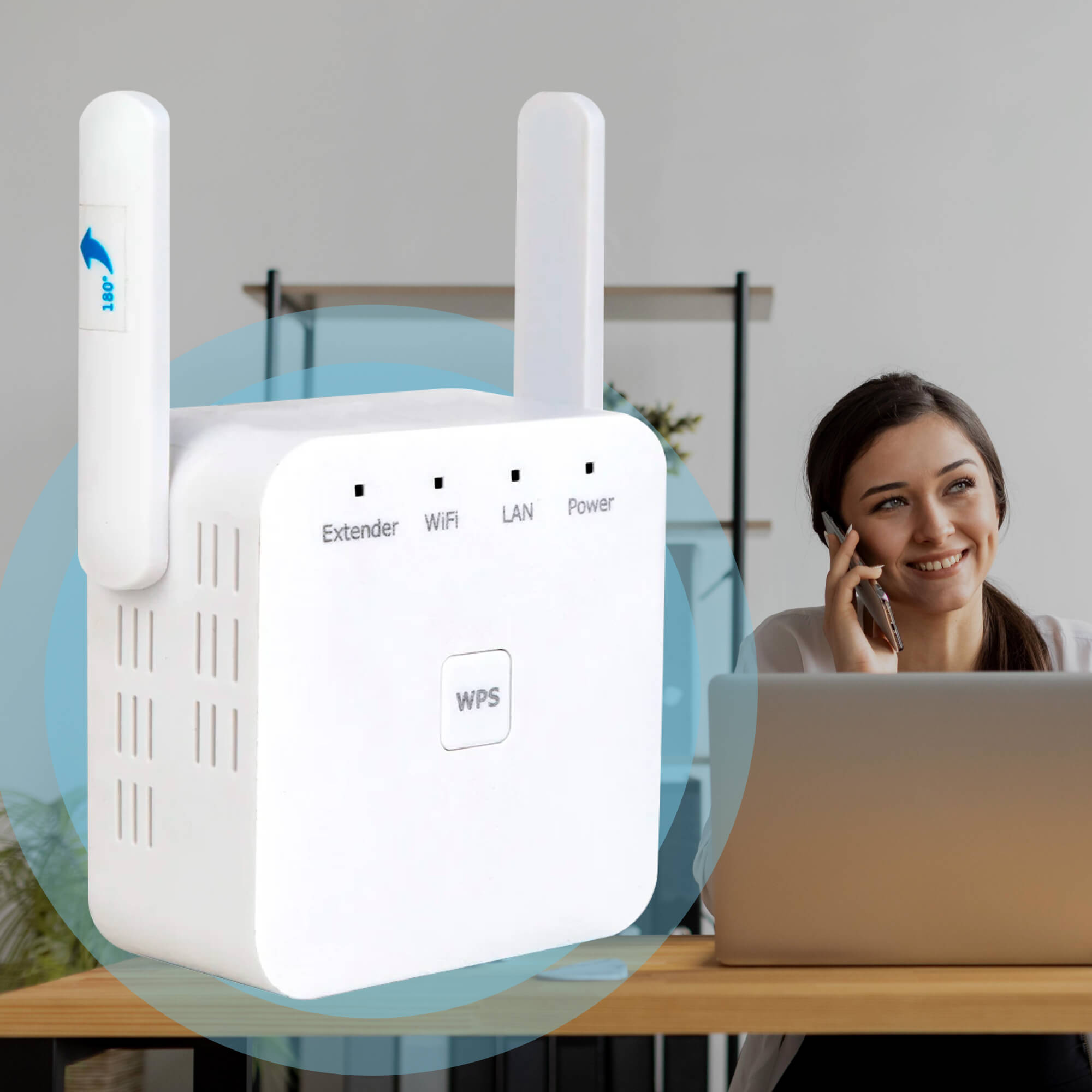 Dual Antenna WiFi Signal Booster