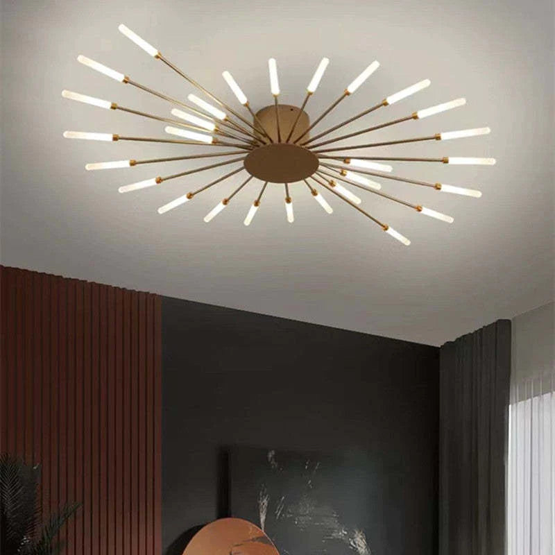 Mid Century Industrial LED Ceiling Light