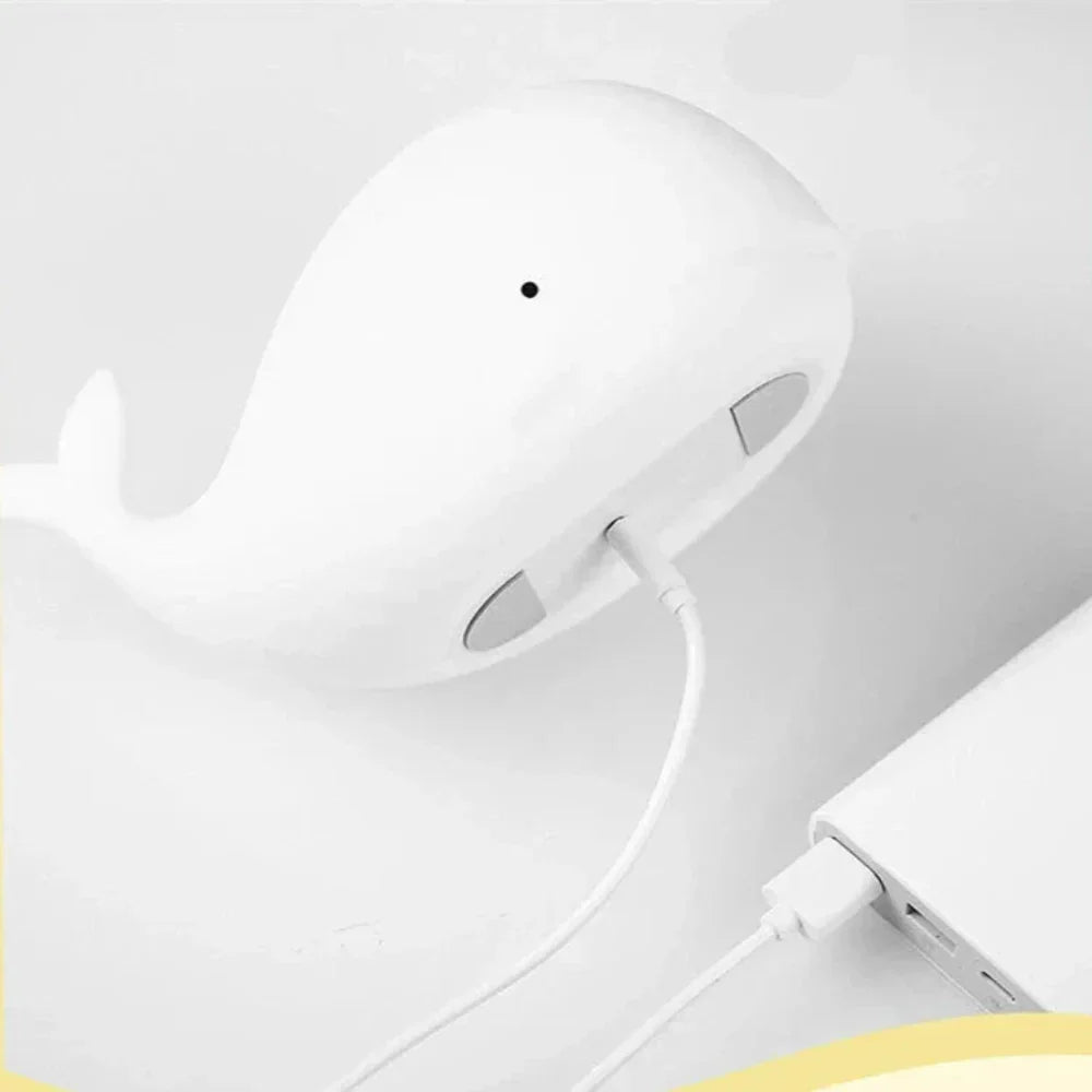 Minimalist Rechargeable Whale Night Table Lamp