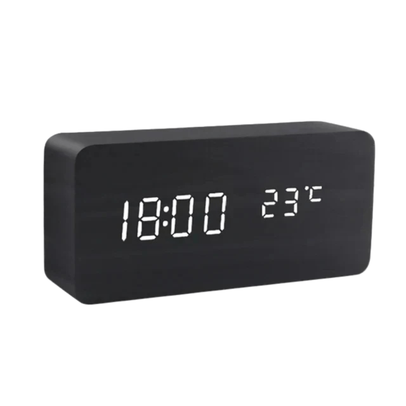 Triangular Table Clock With LED Display