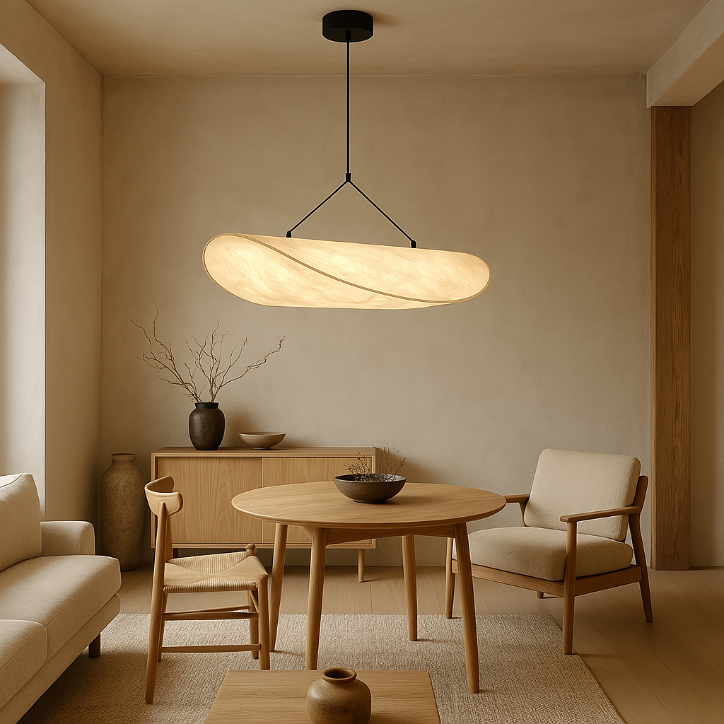 Scandinavian Japandi Pendant Light