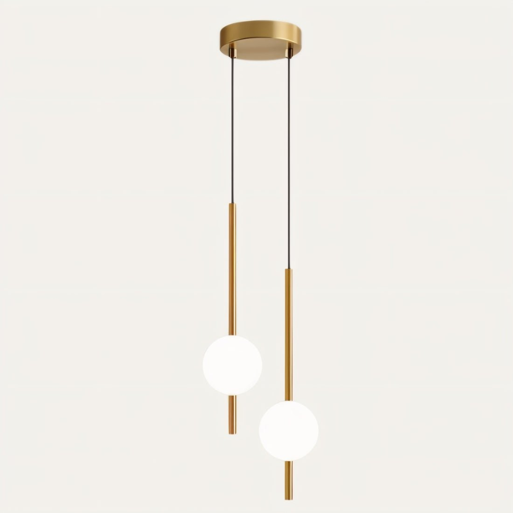 Minimalist Contemporary Vertical Globe Pendant Lamp