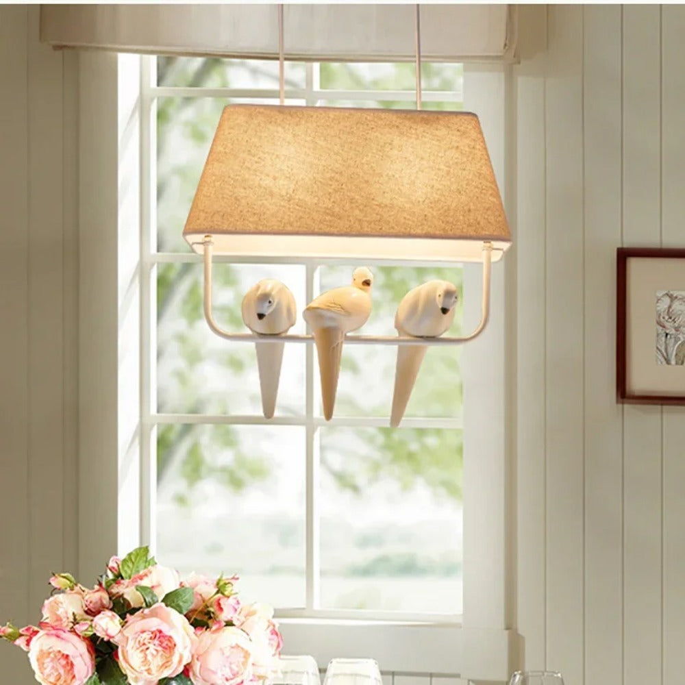 Creative Bird Pendant Light for Living Room and Dining Room