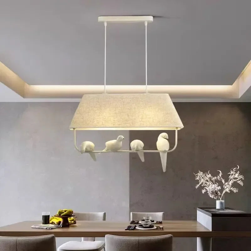 Creative Bird Pendant Light for Living Room and Dining Room