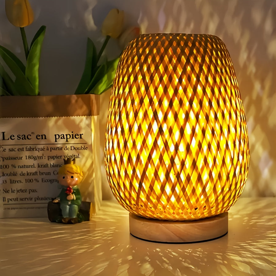 Boho Style LED Bedside Lamp
