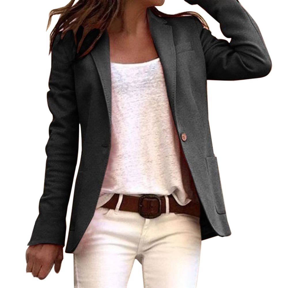 Women's Stylish Long Sleeve Blazer | Slim Fit