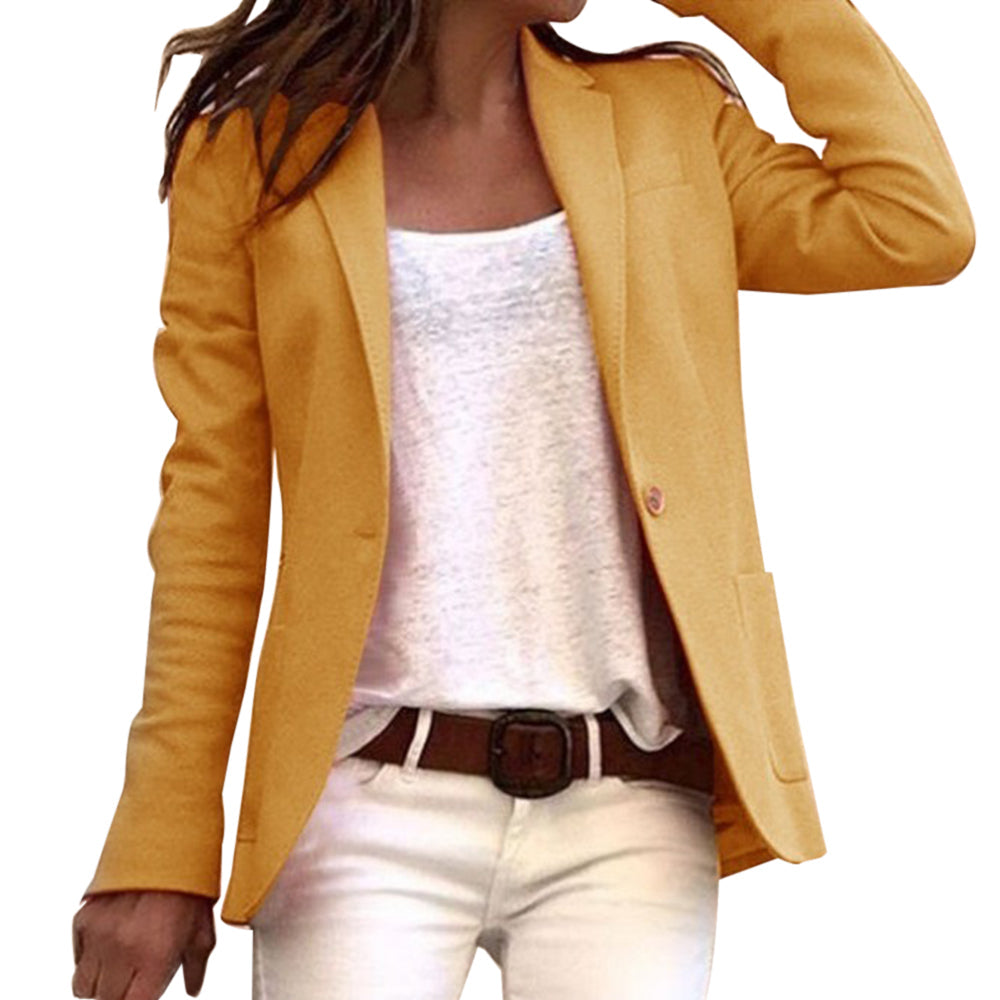 Women's Stylish Long Sleeve Blazer | Slim Fit